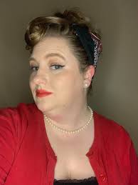 In the 1950's were you allowed to wear any "makeup"?