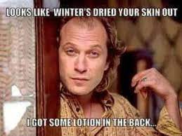 It rubs the lotion upon its knee. Pin By Kimberly Young On Yikes Thick Skin Buffalo Bill Funny Pictures