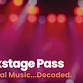 Backstage Pass – April 11 event image