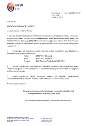 Melalui borang permohonan pengeluaran pinjaman pendidikan di pejabat kwsp; Surat Jemputan Taklimat Kwsp Ipoh Pdf