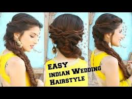 Wedding Hairstyle For Medium To Long Hair Fishtail Braid Hairstyle For Indian Wedding Occassions Youtube Long Hair Styles Hair Styles Wedding Hairstyles