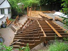 Framing Help For Inside Corner Stairs Patio Steps Patio Backyard Landscaping Designs
