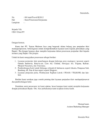 Contoh Surat Penawaran Kerjasama Laundry
