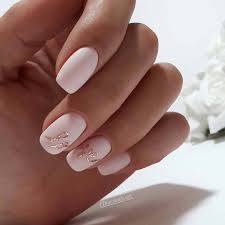 Beautiful wedding manicure nails set by @slubny_impresariat, there's nothing wrong in just having it simple, simple is still pretty. Wedding Nails Ideas For All 2020 Brides Wedding Estates