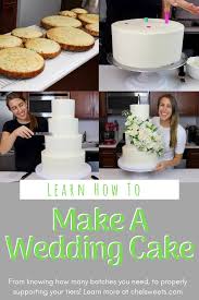 How To Make Your Own Wedding Cake Chelsweets How To Make Wedding Cake Make Your Own Wedding Cakes Cake Decorating Techniques