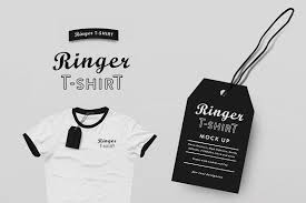 Ringer T Shirt Mock Up Tshirt Mockup Mockup Mockup Free Psd