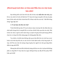 Cover letter mẫu, mẫu cover letter, mẫu thư xin việc cho vị trí nhân viên kế toán nhập liệu. Mach Báº¡n Cach Thá»©c Sá»Ÿ Há»¯u Má»™t Máº«u ThÆ° Xin Viá»‡c Hoan Háº£o Nháº¥t By Tim Viá»‡c 365 Issuu