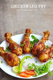 Chicken Leg Fry Spicy Leg Piece Fry Recipe Foodvedam Chicken Leg Piece Recipe Chicken Legs Masala Recipe