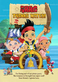 Personalize Jake And The Neverland Pirates Invitation Be Jake Birthday Invite Pirate Invitations Photo Birthday Invitations Pirate Party