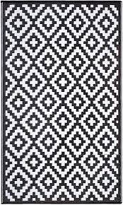 Allen + roth indoor or outdoor 5 x 7 blue green indoor/outdoor border bohemian/eclectic area rug. Amazon Com Fh Home Indoor Outdoor Recycled Plastic Floor Mat Rug Reversible Weather Uv Resistant Aztec Gray White Plastic Floor Mat Rugs Floor Mats