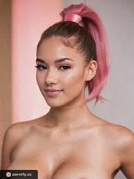 Cute petite transgender teen with pink hair, small breasts and slender  breast shape, jumping on her bed in a neutral expression, in a  photorealistic style | Pornify – Generate AI Porn