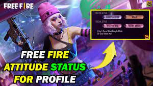 In the beginning a flame, very pretty, often hot and fierce, but still only light and flickering. Top 10 Free Fire Attitude Status For Profile Best Signatures For Free Fire Players Free Fire Bio Youtube