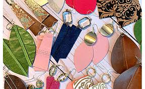 I have a new hobby. Make Leather Earrings With Svg Files On Cricut Or Silhouette