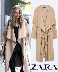 Zara aw20 long wool blend coat size m mid camel brown double breasted bloggers. Pin On Revolve Nasty Gal