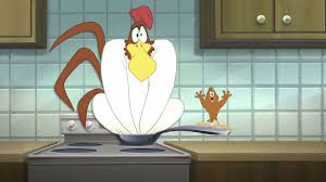 The cartoon was released on october 9, 1948, and features foghorn leghorn, henery hawk and the barnyard dawg. The Looney Tunes Show Fish And Visitors Review Looney Tunes Show Foghorn Leghorn Cartoon Crazy