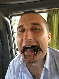 In Cambodia, fried tarantula was a subsistence dish when people were  starving under the brutal Khmer Rouge government of the 1970s. They're now  a popular treat that tastes like crab and is