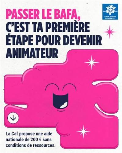 L'aide au Bafa pour accompagner les jeunes vers l'animation | CAF – Caisse  d'Allocations Familiales