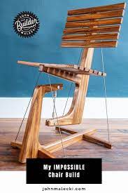 does this chair actually work my impossible floating chair build diy wood projects furniture cool woodworking projects wood art projects