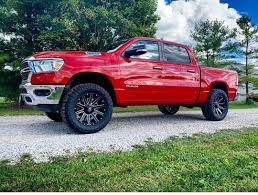These New 2019 Ram 1500s Look And Drive So Perfect With Our Readylift 3 5 Sst Lift Kit On 20s And 35s As Shown By Autoadditions R Lift Kits Ram Trucks Ram