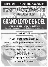 Tirage loto, loto de noel. Grand Loto De Noel Le 8 Decembre Cs Neuville Football