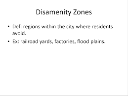 Disamenity Zones Flood Math Exam