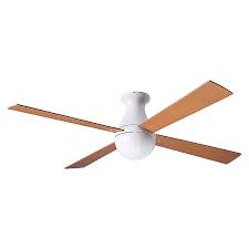 Proud ef52069a white ceiling with four plywood blades ceiling fan. Modern Fan Company Ball Flush Mount Ceiling Fan Ylighting Com
