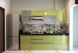 Our product range encompasses elegant modular kitchens, high end kitchen, stainless steel modular kitchen and island kitchens. A Simple Minimal One Wall Kitchen Cabinet Design With Compact Style Small Indian Modular Interior Kitchen Small Kitchen Design Color Interior Design Kitchen