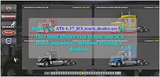 This euro truck simulator 2 walkthrough is divided into 11 total pages. Ats Scs Truck Dealer V2 0 1 37 X Ats Mods American Truck Simulator Mods Atsmod Net