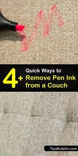 How to get printer ink out of carpet. 4 Quick Ways To Remove Pen Ink From A Couch Marker Stain Remover Remove Ink From Fabric Marker Stain