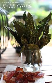 Bacon And Maple Glazed Kale Chips Kale Chips Bacon Bacon Kale