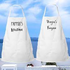 Pappou Yiayia Gift Yiayias Kouzina Apron Pappous Kouzina Etsy Nana Gifts Apron Gifts