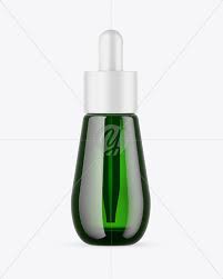 Green Glass Dropper Bottle Mockup In Bottle Mockups On Yellow Images Object Mockups