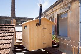 Sauna plans pdf woodworking via. Bureau A S Rooftop Wooden Sauna Inhabitat Green Design Innovation Architecture Green Building