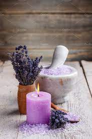 Dried Lavender Dried Lavender Lavender Spa Candles