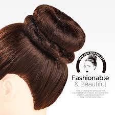 This video consists of instructions on making your own hair donut followed by 3. Buy Donut Hair Bun Maker 7 Pieces Teenitor Ring Style Bun Maker Set With Hair Bun Makers 1 Extra Large 2 Large 2 Medium And 2 Small 5 Pieces Hair Elastic Bands 20