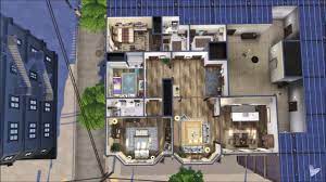 Simlicy Big And Cozy Family Apartment Sims House Design Sims House Plans Sims House