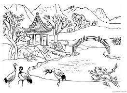 Select one of 1000 printable coloring pages of the category adult. Nature Coloring Pages Mountain Lake Coloring4free Coloring4free Com