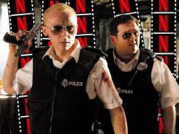 For leaked info about upcoming movies, twist endings, or anything else spoileresque, please use the following method: Hot Fuzz Is One Of The Best Action Movies Ever And It S On Netflix Gq