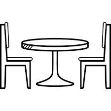 Download this free icon about restaurant table and chairs, and discover more than 10 million professional graphic resources on freepik. Furniture And Household Dinner Furniture Restaurant Food And Restaurant Table Icon