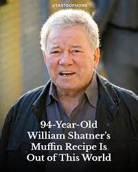 Captain Kirk knows his way around a kitchen.