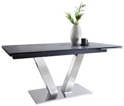 Esstisch stone esszimmertisch dinnertisch kuchentisch tisch ausziehbar grau beton. Esstisch In Grau Ausziehbar Online Bestellen Esstisch Tisch Esstisch Ausziehbar