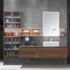 There are many different bathroom sink ideas that can help bring color and decoration into your. China Oppein New Design Modern Wooden Bathroom Vanity Furniture Set China Bathroom Vanity Bathroom Furniture
