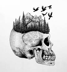 40 Magnificently Morbid Art Designs Featuring Skulls Skull Art Skulls Drawing Skull Drawing