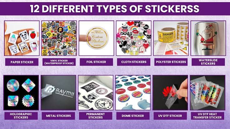 11 Different Types Of Stickers