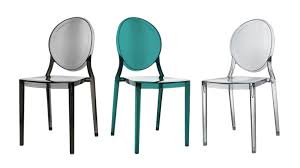 Plaque en pmma coulé transparent comme du cristal. Lot De 2 Chaises Transparente Interieur Exterieur Magwa Mobilier Moss