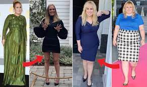 Actress rebel wilson took to instagram to show off her weight loss while posing in a bathing suit. Adele V Rebel Wilson Weight Loss Which Celebrity Has Lost More Weight Express Co Uk