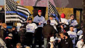 Thin blue line usa, the group that sells the flags, says the thin blue line. Fact Check Thin Blue Line Flag Takes Prominent Place At Trump Rallies