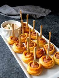 To get the party started,. Cajun Sausage Bites With Spicy Dipping Sauce Pudge Factor