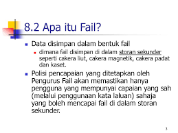 Aku juga bingung waktu pertama kali denger kata pov. Pengurusan Fail Bab 8 Ppt Download