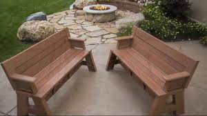 Unlike the first picnic table/bench we showed you, this piece of furniture has a simpler design (easier build) and is easier to use. Convert A Bench Wood Series Outdoor 2 In 1 Bench To Table W 5 Year Lmw On Qvc Youtube
